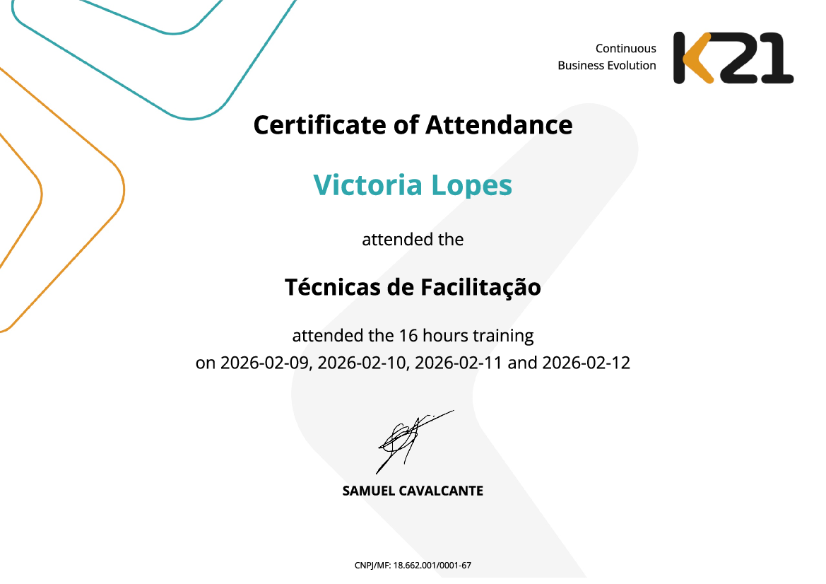 Certificado K21